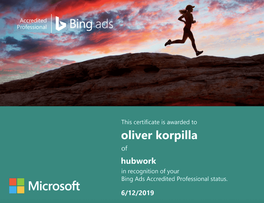 PopUp-Certificate-Bing Photo